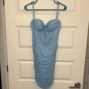 Elegant Blue corset Dress